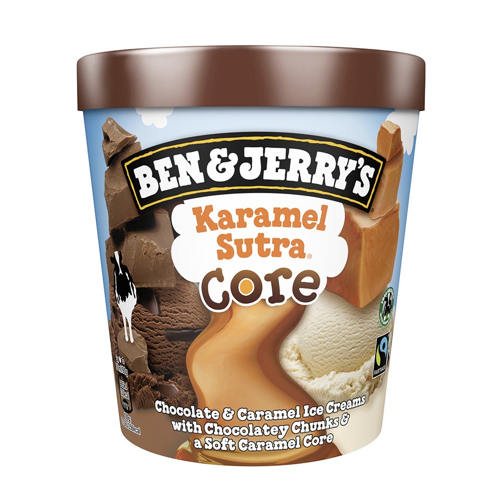 Ben jerrys salted caramel core