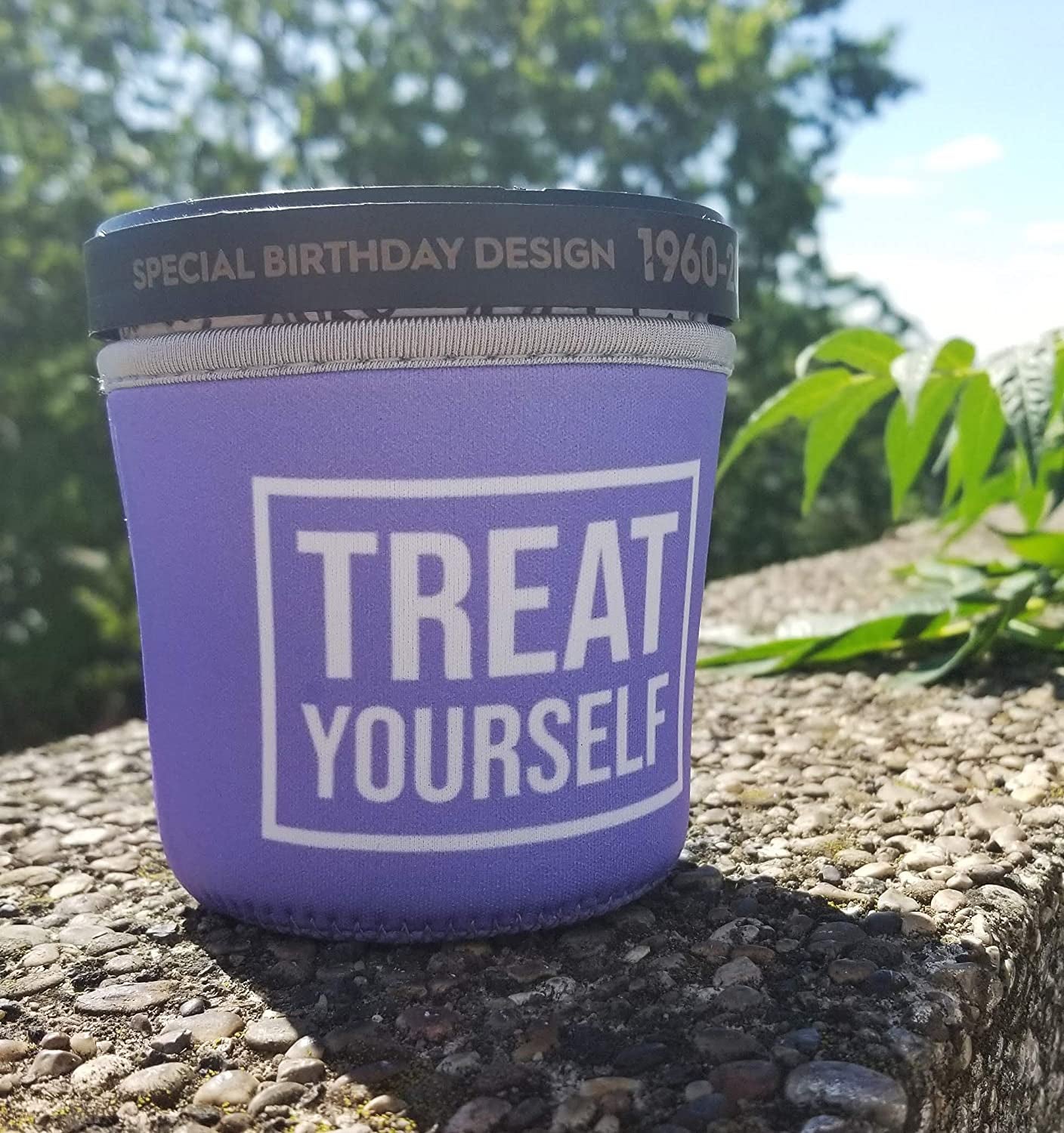 the purple treat yourself pint holder