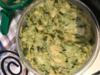 reviewer's fresh-looking guac