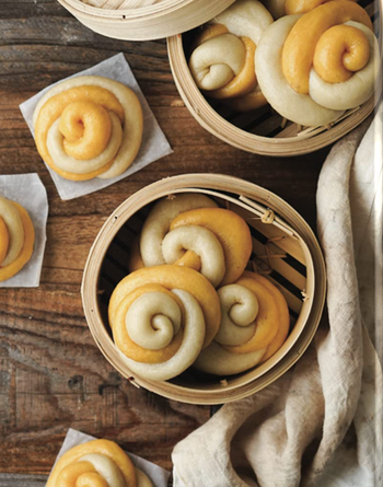 rolls on a table 