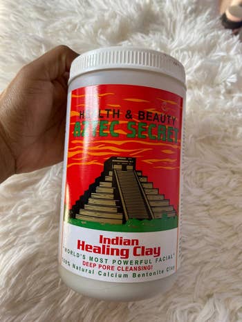 The healing clay container