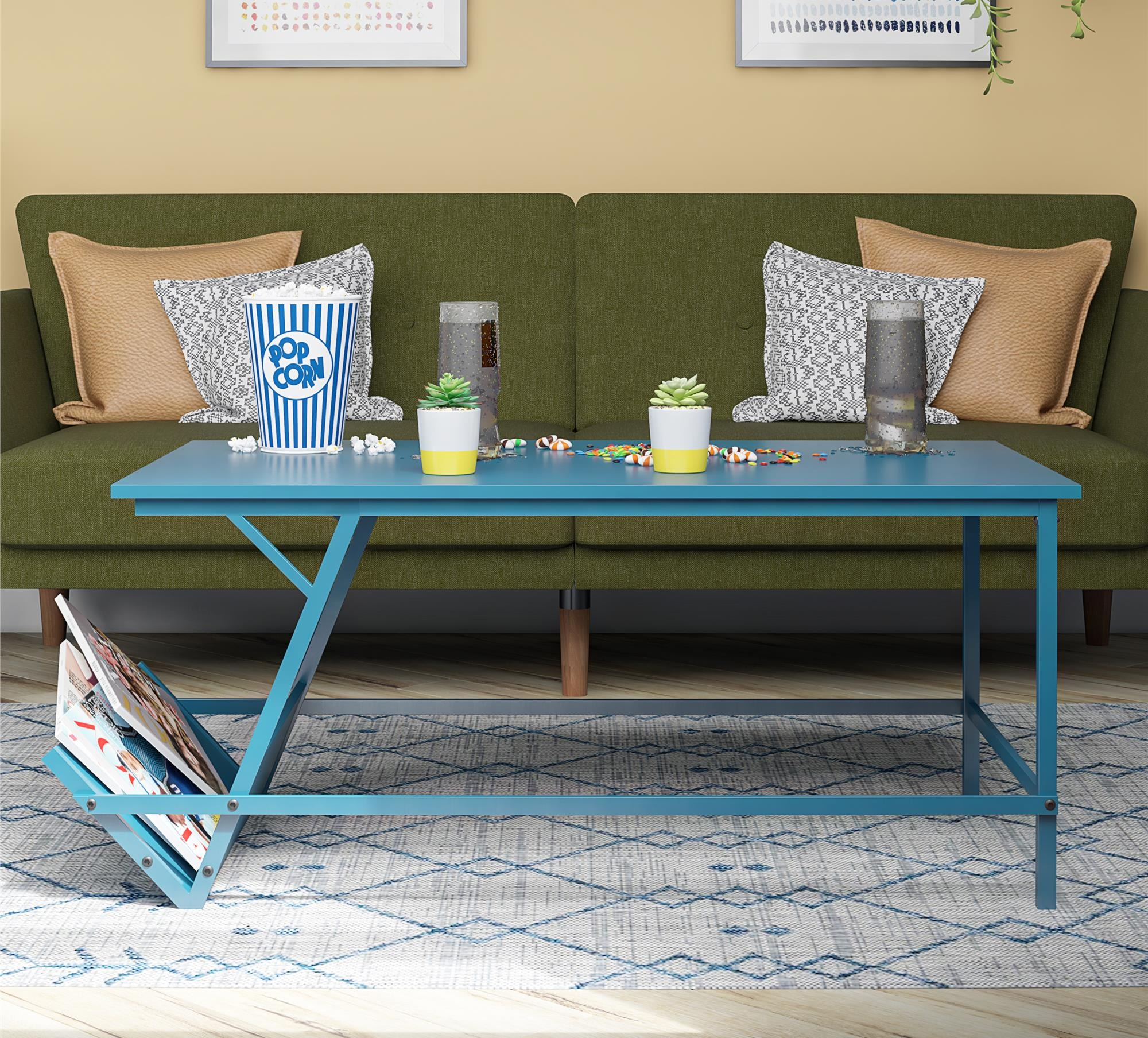 This Coffee Table Went Viral on TikTok for Its Built-in Mini Fridge and  Bluetooth Speakers — and It's $500 Off