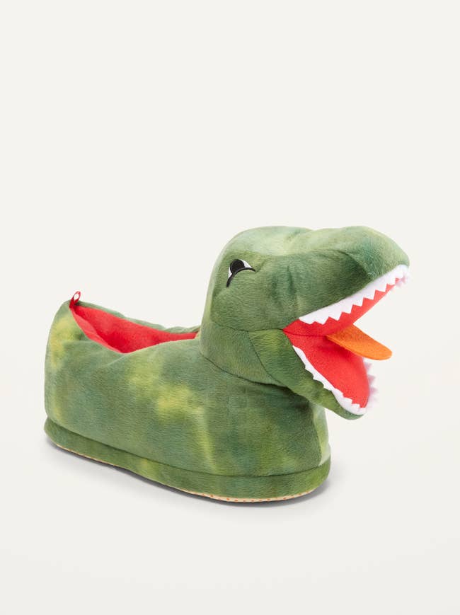Old Navy gender-neutral dinosaur slippers
