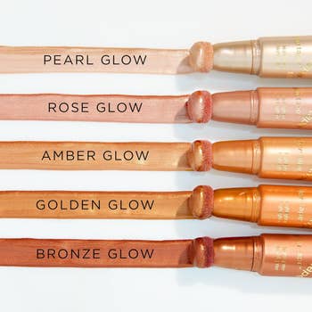  Pearl Glow, Rose Glow, Amber Glow, Golden Glow, and Bronze Glow