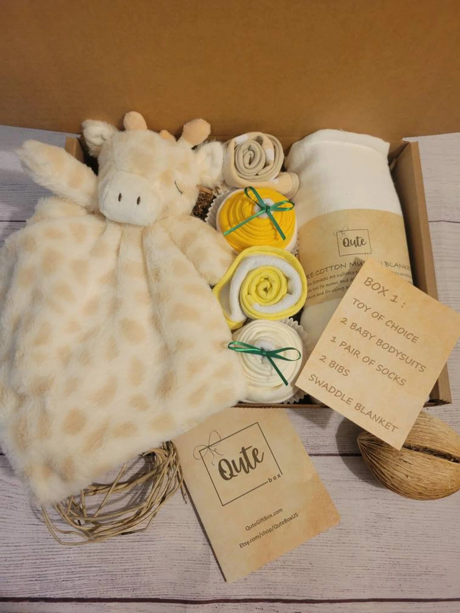 Bringing Home Baby Gift Basket - Yellow