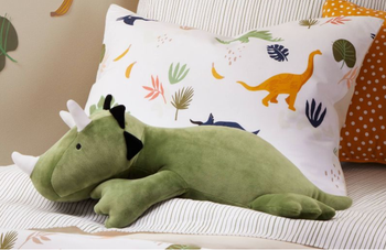 The green triceratops plushie