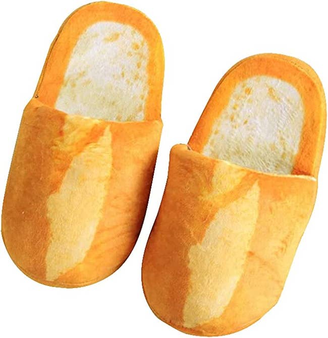 baguette-shaped slippers