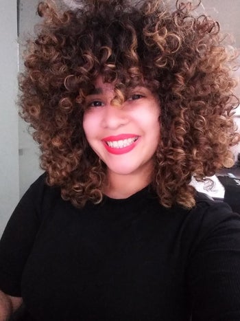 another reviewer with big voluminous curls