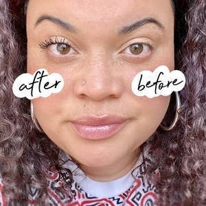 buzzfeed editor kayla boyd before and after for the mascara