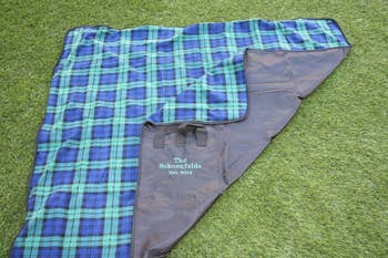 photo of picnic blanket with 