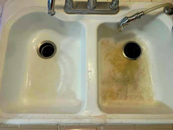 Left descend  is clean; close    descend  has disposable   grime and stains, highlighting a cleaning merchandise  objection  for effectual  descend  cleaning successful  a buying  context