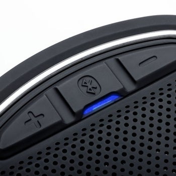 closeup of bluetooth and volume buttons