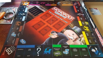 reviewer image of the monopoly game board