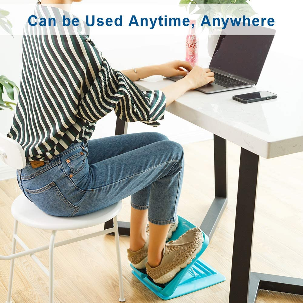 small footstool under desk