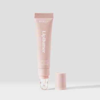 Tube of Kylie Skin Lip Butter on a plain background for shopping purposes