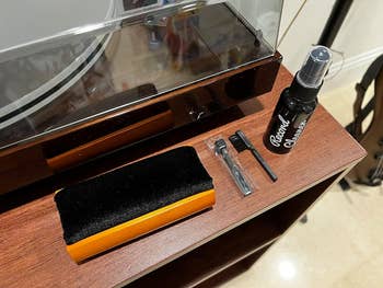 a record cleaning kit