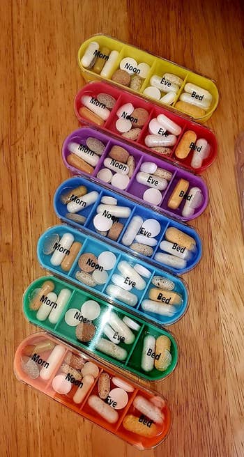 the reviewers pills organized in the cases