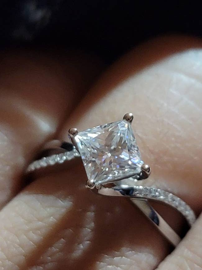 a review photo of a closeup of the ring