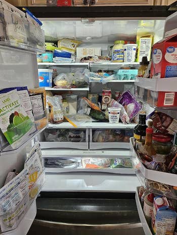 reviewers fridge before using bins