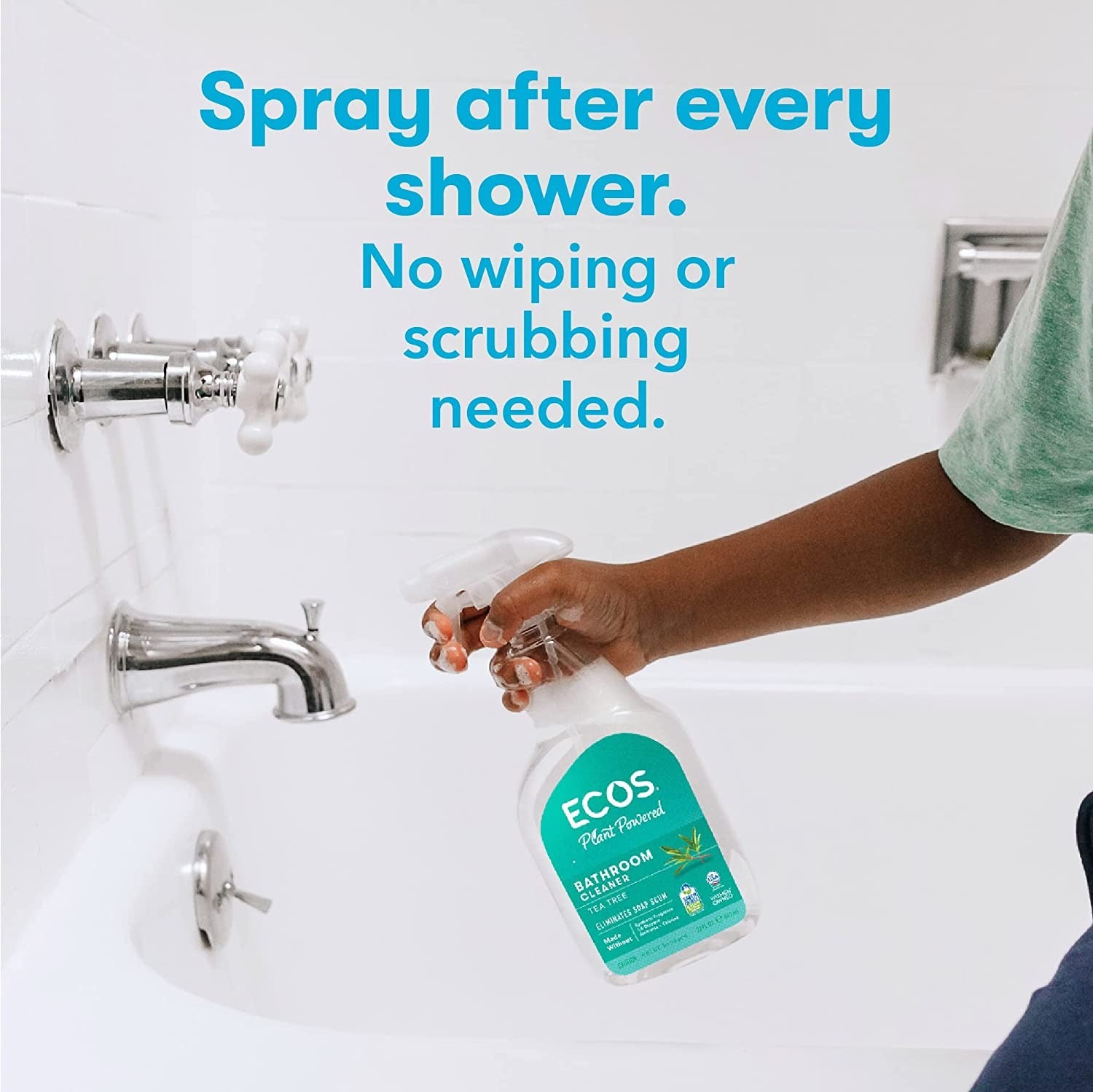  CHOMP! Shower Door Water Repellent: Healthier Home  ShowerDoorMagic 6 in 1 Hard Water Stain Preventer for Glass, Fiberglass,  Tile & More- Spot, Soap Scum, Calcium & Limescale Prevention 32 oz. 