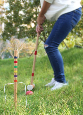 closeup of person playing the game