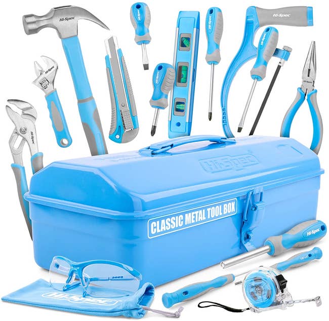 the blue tool set
