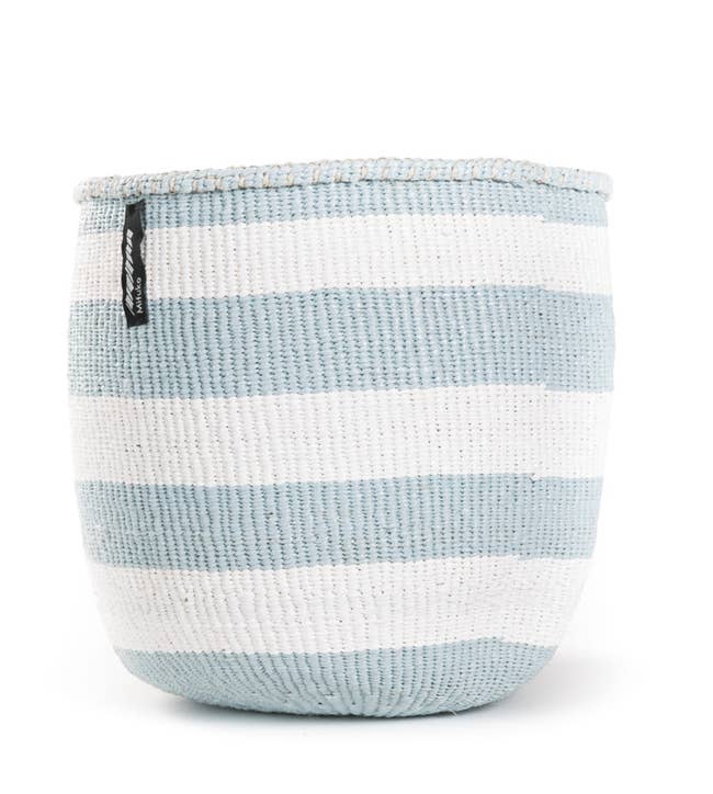 the striped basket