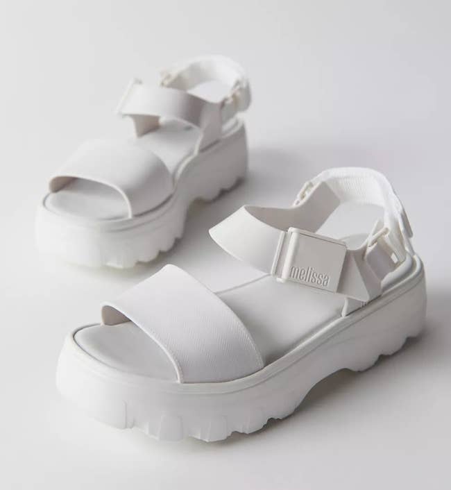 Comfortable white sandals orders