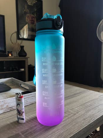 another reviewer's blue and purple ombre bottle