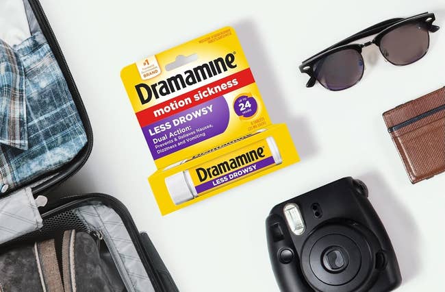 Dramamine question sickness alleviation bundle with question items