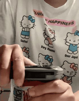 gif of reviewer utilizing instrumentality  to region   apical  of can