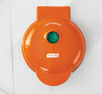 the orange waffle maker
