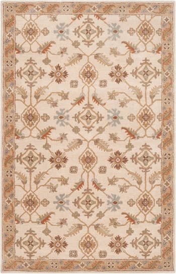 the beige floral area rug