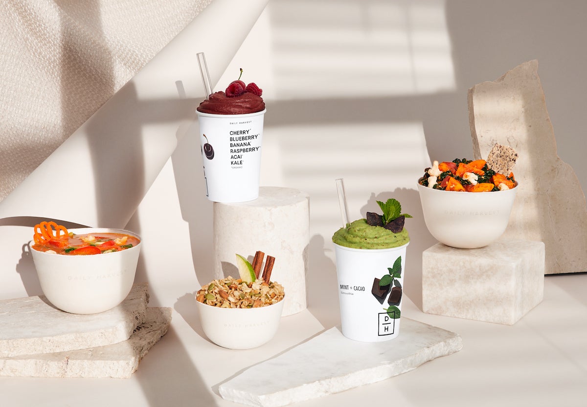 soups, harvest bowls, and smoothies