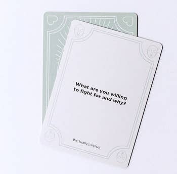 a card from the deck that says 