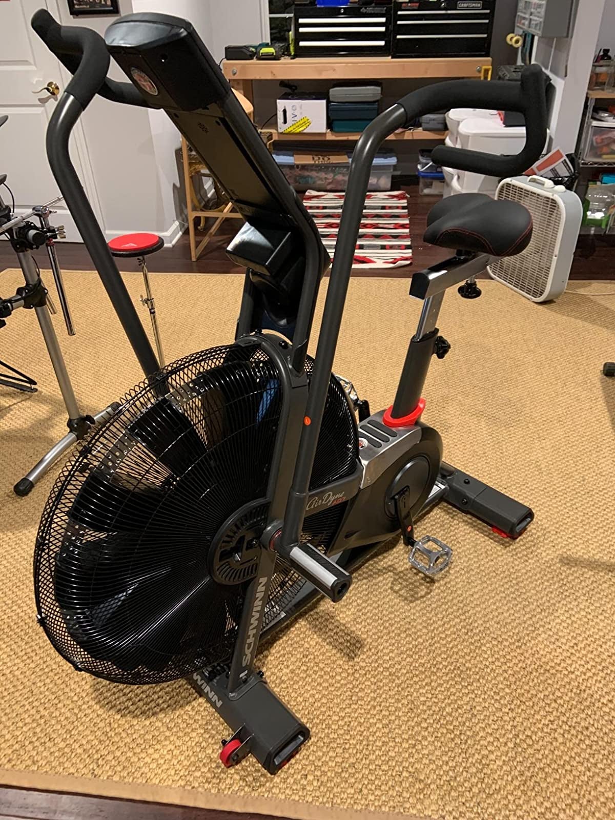 bodytrain racer exercise bike with 18kg flywheel