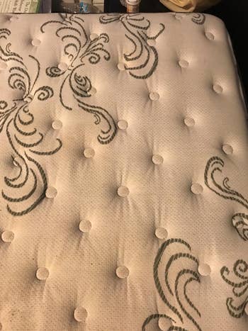 reviewers stain-free mattress after using stain remover