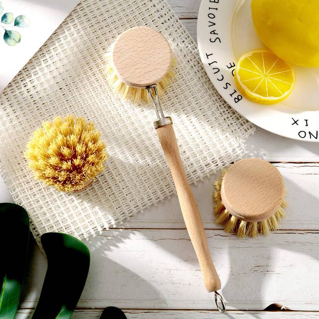 wood handle brush