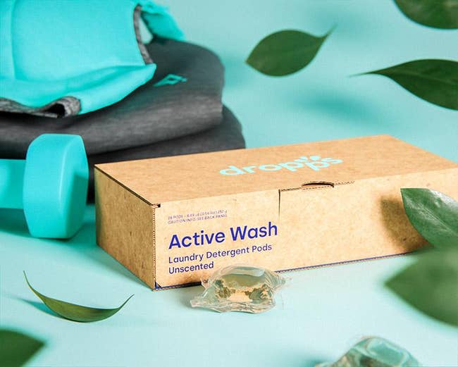 box of unscented active wash pods