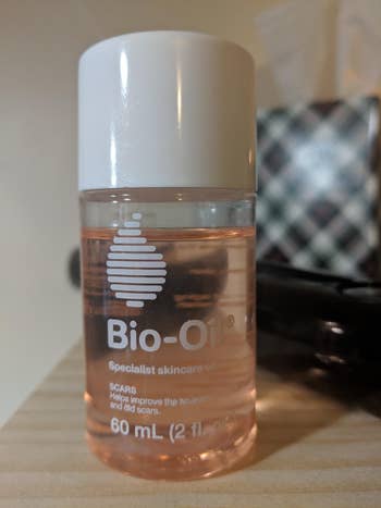 reviewer's 2-oz bottle of Bio-Oil bottle 