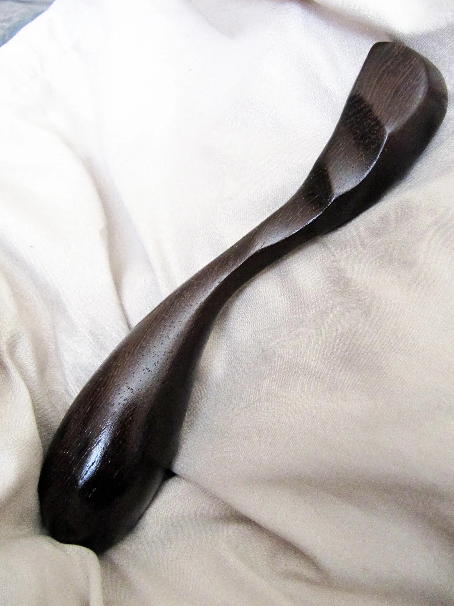Black wooden dildo