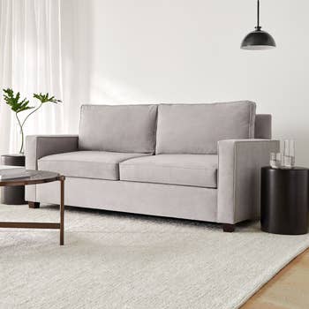 the grey couch