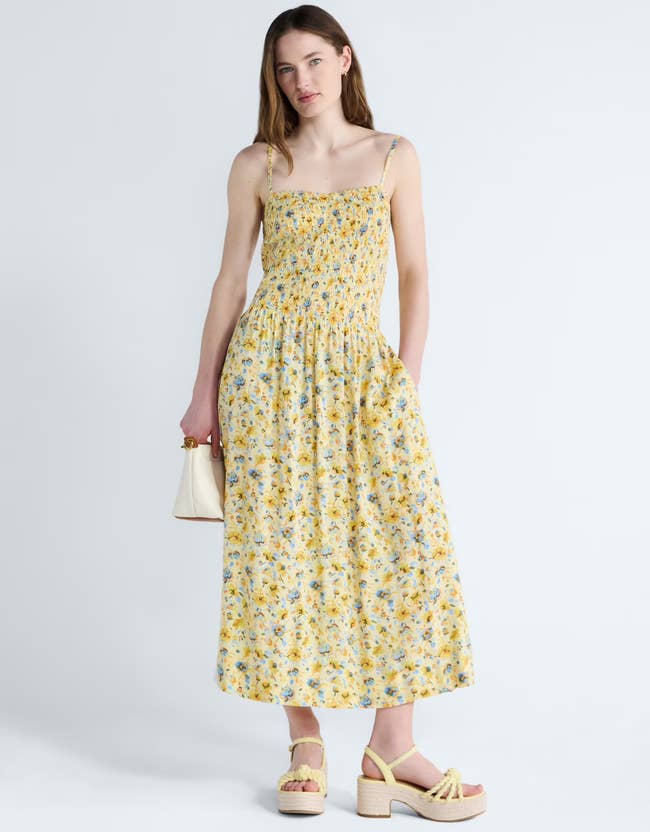 A exemplary wearing the dress