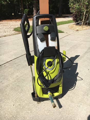 reviewer photo of the pressure washer