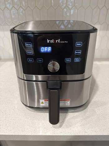 Stainless alloy aerial fryer with integer show showing