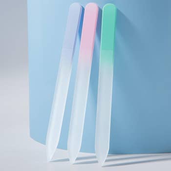 three solid  nail files
