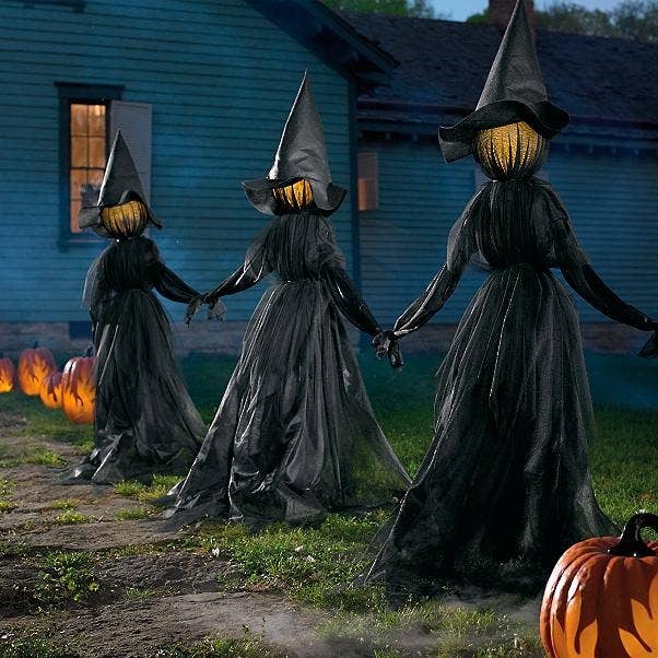 the three witch decorations 