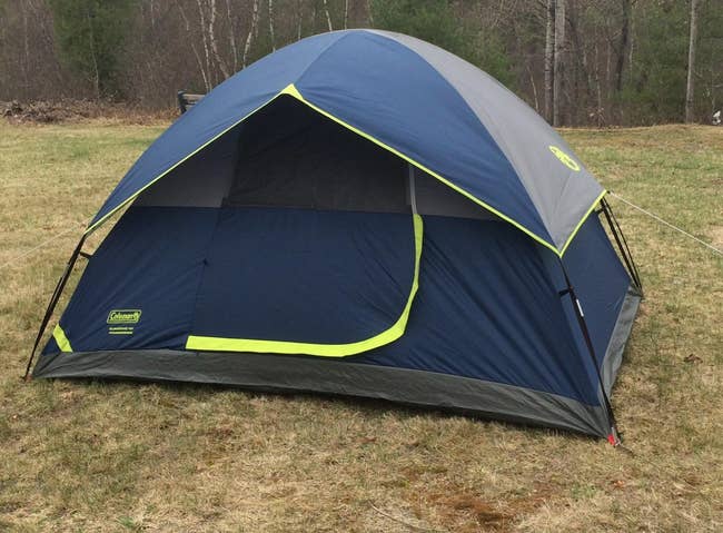 reviewers pitched tent
