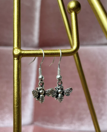 matching drop earrings