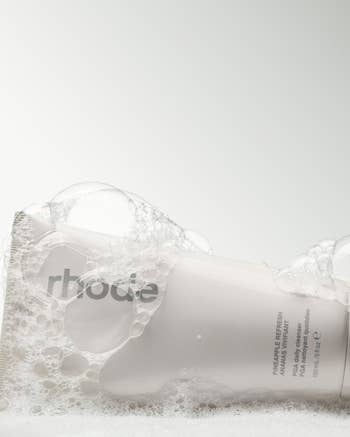 a tube of rhode pineapple refresh daily cleanser